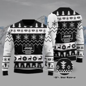 Jeep For Unisex Ugly Christmas Sweater