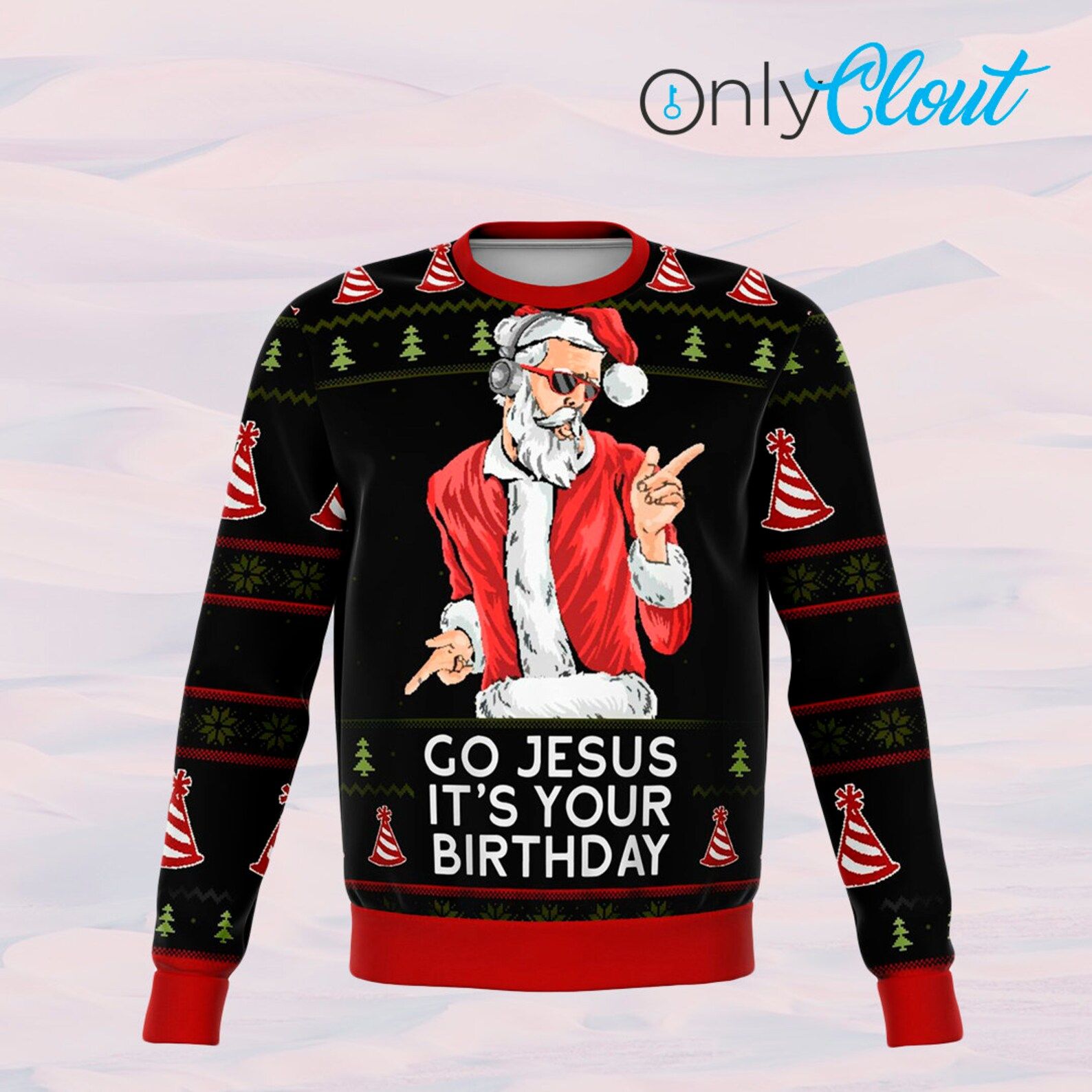 Jesus Birthday Funny Ugly Christmas Sweater Jesus Birthday Funny Ugly Christmas Sweater