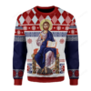 Jesus Evlogon Greek Byzantine Orthodox Ugly Christmas Sweater