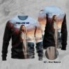 Jesus Follow Me Ugly Christmas Sweater
