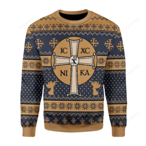 Jesus IC XC Ugly Christmas Sweater