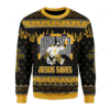 Jesus Saves Hockey Ugly Christmas Sweater