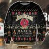 Jim Beam Black Extra Aged Bourbon For Unisex Ugly Christmas Sweater