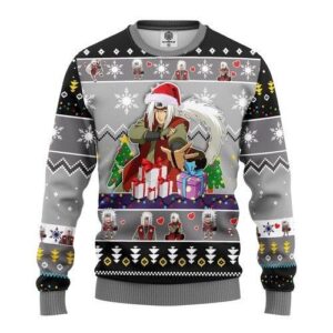 Jiraiya Naruto Anime For Unisex Ugly Christmas Sweater