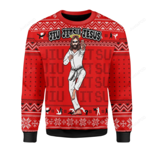 JIU JITSU JESUS Ugly Christmas Sweater