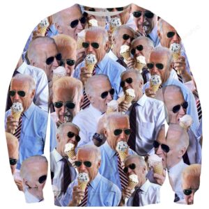 Joe Biden Ice Cream Invasion Ugly Sweater