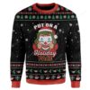 Joker Put On A Holiday Face For Unisex Ugly Christmas Sweater