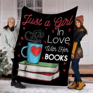 Just A Girl In Love With Her Books Ugly Christmas Sweater