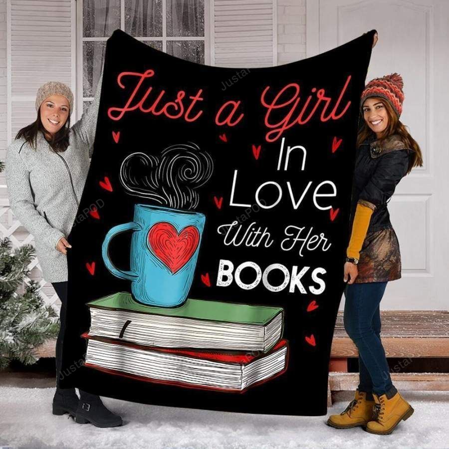 Just A Girl In Love With Her Books Ugly Christmas Sweater Just A Girl In Love With Her Books Ugly Christmas Sweater