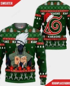 Kakashi Naruto Ugly Christmas Sweater