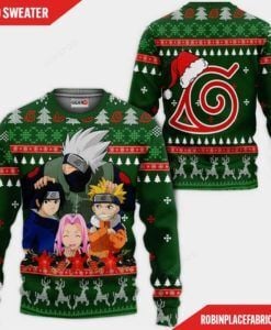 Kakashi Team Naruto Ugly Christmas Sweater