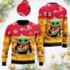 Kansas City Chiefs Baby Yoda Ugly Christmas Sweater