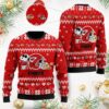 Kansas City Chiefs Cute The Snoopy Show Football Helmet 3D All Over Print Ugly Christmas Sweater