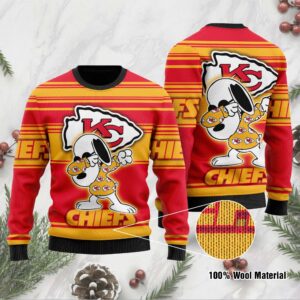 Kansas City Chiefs D Full Printed Sweater Shirt For Football Fan NFL Jersey Ugly Christmas Sweater