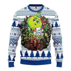 Kansas City Royals Grinch Hug For Unisex Ugly Christmas Sweater