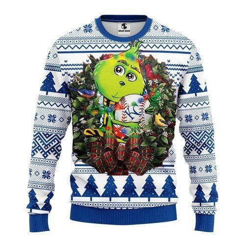 Kansas City Royals Grinch Hug For Unisex Ugly Christmas Sweater Kansas City Royals Grinch Hug For Unisex Ugly Christmas Sweater