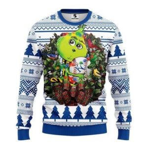 Kansas City Royals Grinch Hug Ugly Christmas Sweater