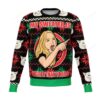 Karen Yelling At Grumpy Cat Meme For Unisex Ugly Christmas Sweater