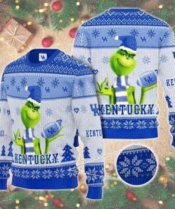 Kentucky Wildcats The Grinch Ugly Christmas Sweater