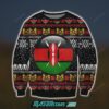 Kenya 3D Print Knitting Pattern Ugly Christmas Sweater
