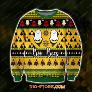 Knitting Pattern Boo Bees Ugly Christmas Sweater