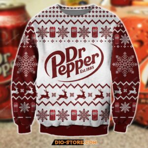Knitting Pattern Dr Pepper For Unisex Ugly Christmas Sweater