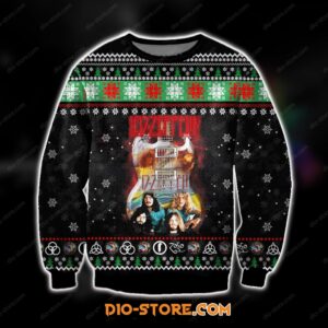 Knitting Pattern Led Zeppelin For Unisex Ugly Christmas Sweater