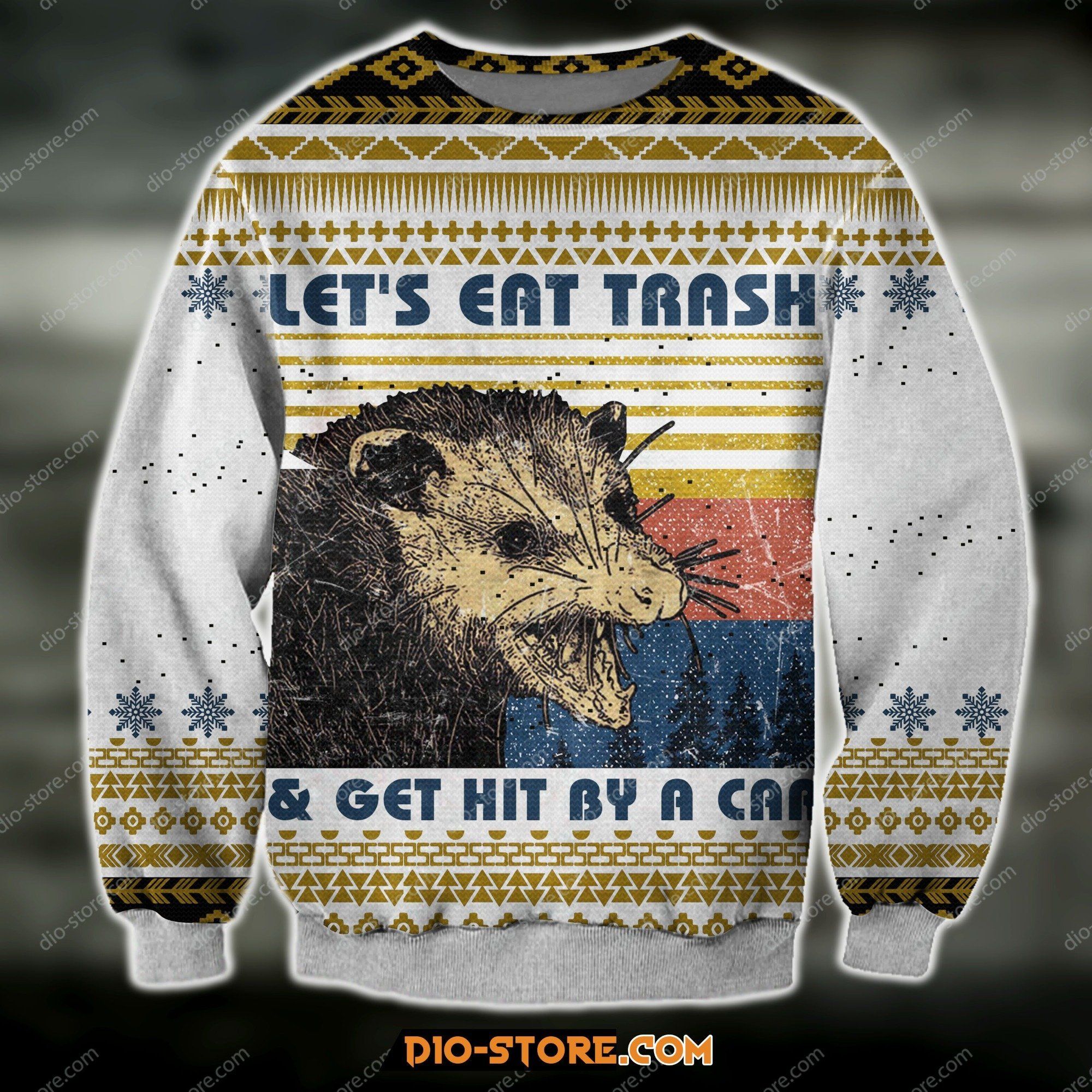 Knitting Pattern Mouse Lets Eat The Trash Get Hit By A Car For Unisex Ugly Christmas Sweater Knitting Pattern Mouse Lets Eat The Trash Get Hit By A Car For Unisex Ugly Christmas Sweater