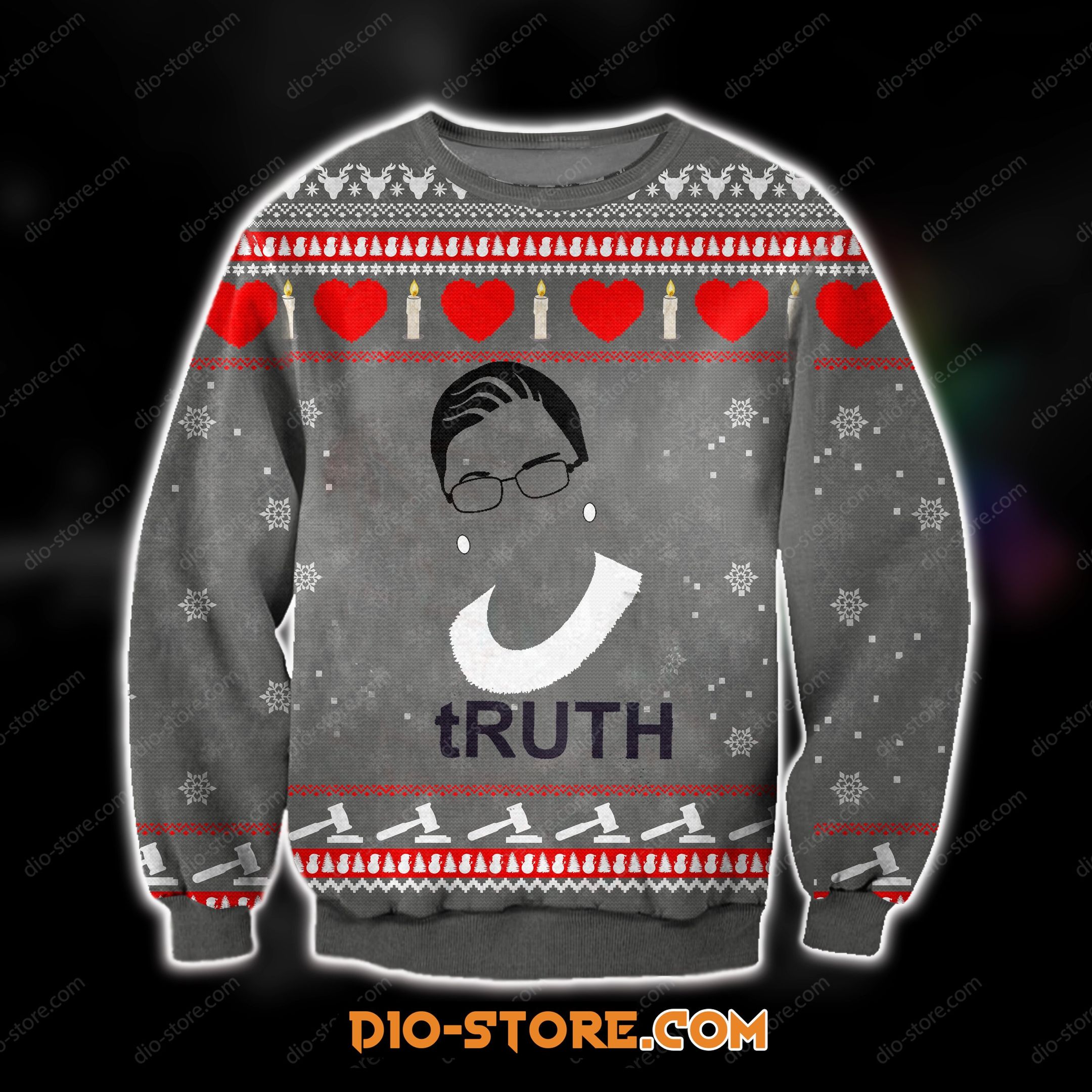Knitting Pattern Ruth Bader Ginsburg For Unisex Ugly Christmas Sweater Knitting Pattern Ruth Bader Ginsburg For Unisex Ugly Christmas Sweater