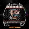 Knitting Pattern Ruth Bader Ginsburg Not Fragile Like A Flower Fragile Like A Bomb For Unisex Ugly Christmas Sweater