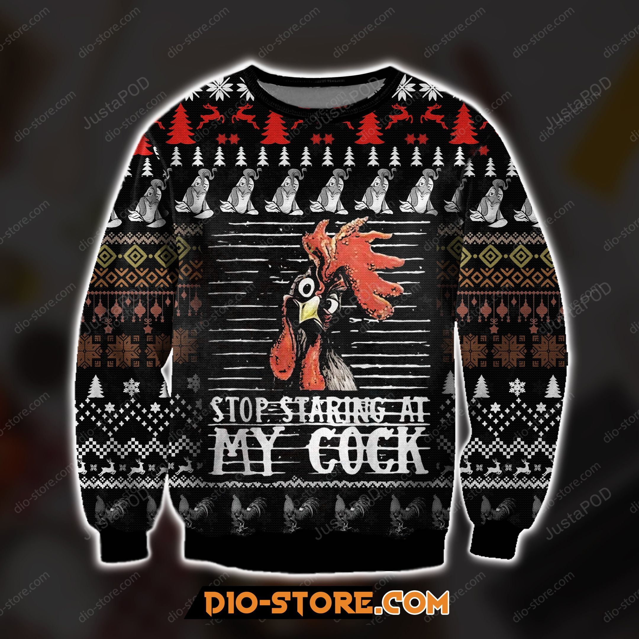 Knitting Pattern Stop Staring At My Cock For Chicken Lovers Ugly Christmas Sweater Knitting Pattern Stop Staring At My Cock For Chicken Lovers Ugly Christmas Sweater