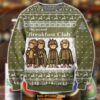 Knitting Pattern The Second Breakfast Club For Unisex Ugly Christmas Sweater