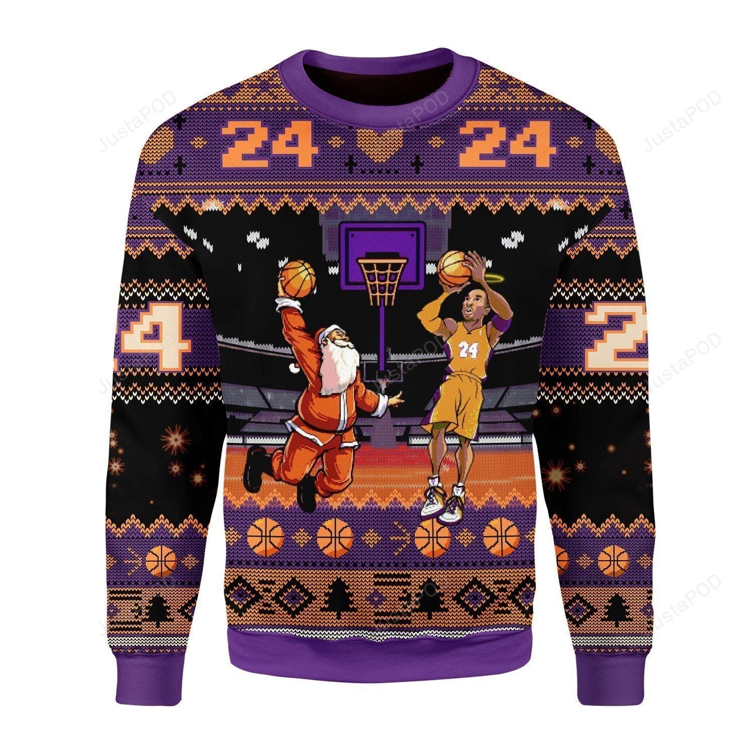 Kobe Bryan Santa Ugly Christmas Sweater Kobe Bryan Santa Ugly Christmas Sweater