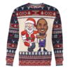 Kobe Bryant And Santa Claus Ugly Christmas Sweater