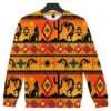 Kokopelli Myth Yellow Native American Ugly Christmas Sweater