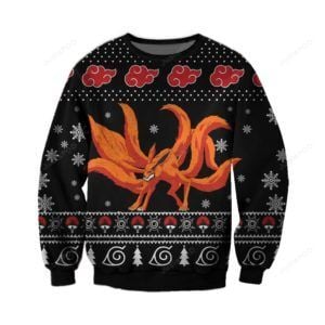 Kurama Naruto Ugly Christmas Sweater