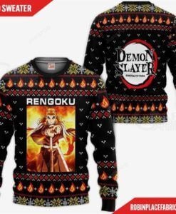 Kyojuro Rengoku Demon Slayer Ugly Christmas Sweater