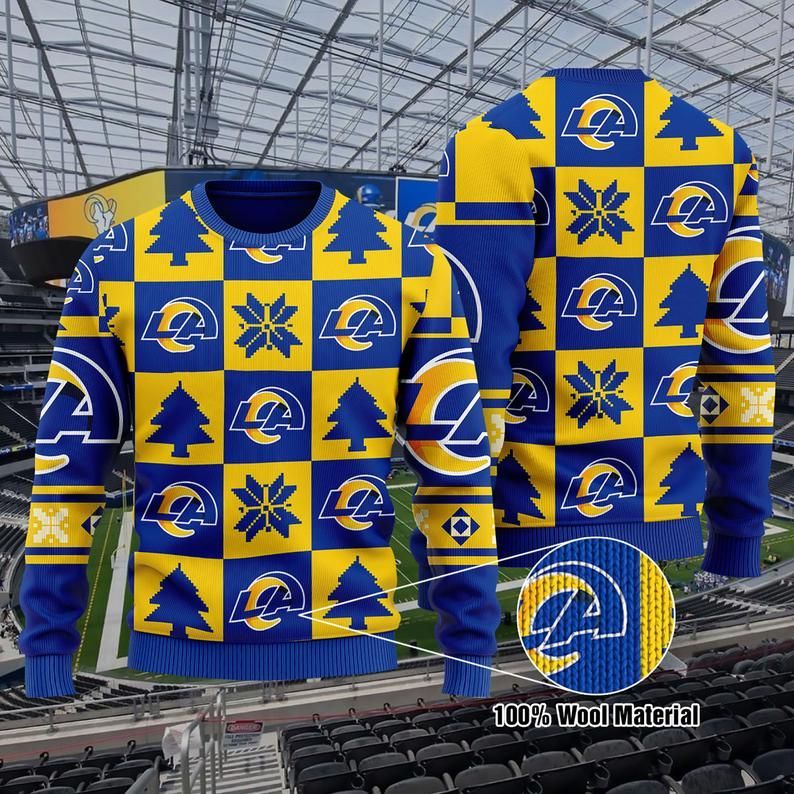La Rams Football Ugly Christmas Sweater La Rams Football Ugly Christmas Sweater