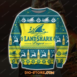 Landshark Lager Beer For Unisex Ugly Christmas Sweater