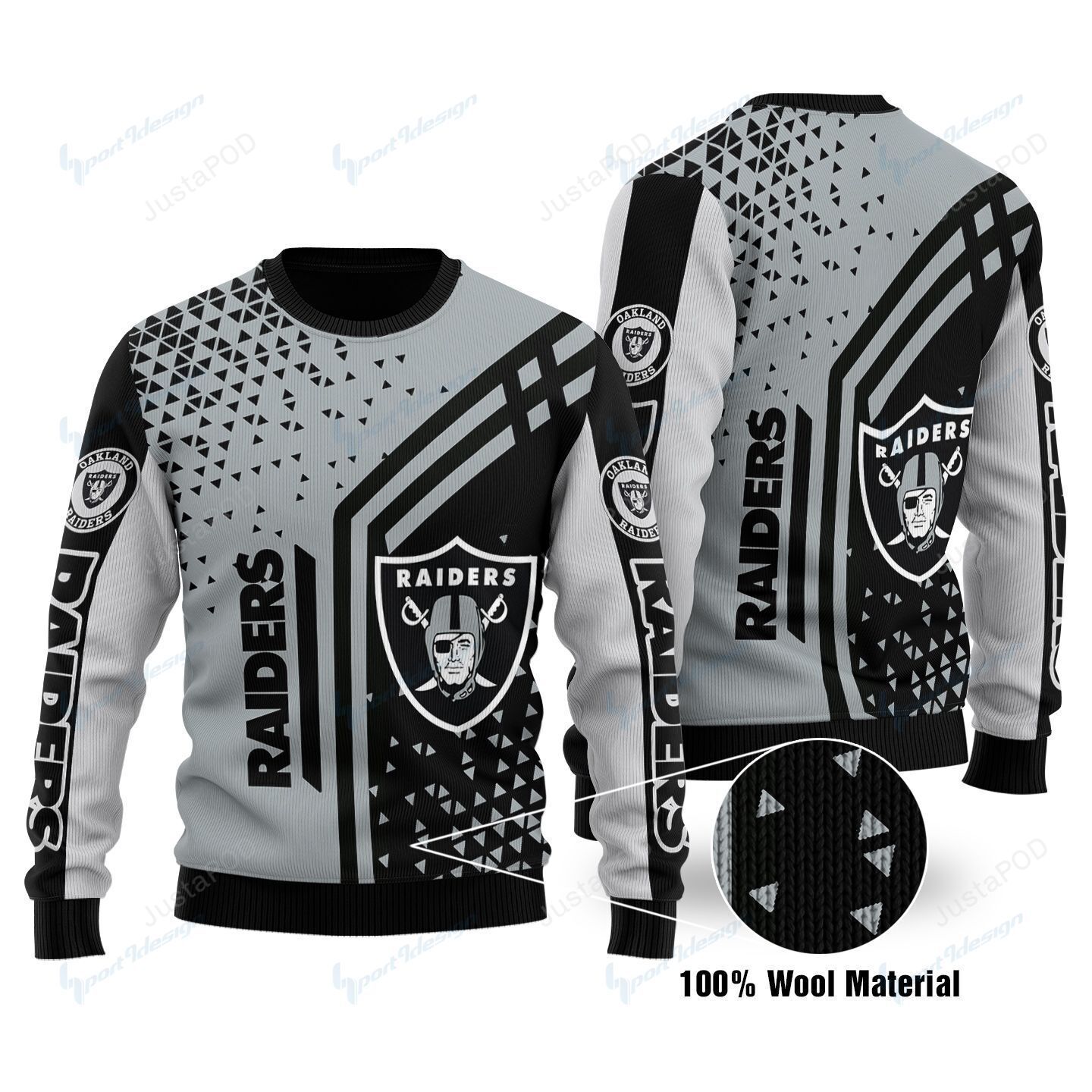 Las Vegas Raiders Ugly Christmas Sweater Las Vegas Raiders Ugly Christmas Sweater