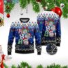 Leicester Ho Ho Ho 3D Print Christmas Wool Sweater