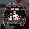Less Talk More Mohawk Knitting Pattern For Unisex Ugly Christmas Sweater