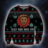 Let That Hate Out Knitting Pattern For Unisex Ugly Christmas Sweater