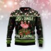 Let?s Jingle And Flamingle Ugly Christmas Sweater