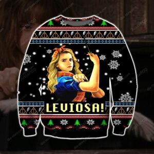 Leviosa Harry Potter Ugly Christmas Sweater