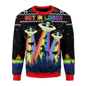 LGBT Alien Ugly Christmas Sweater