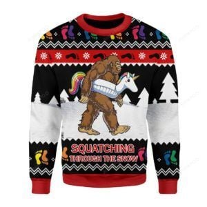 LGBT Bigfoot Christmas Ugly Christmas Sweater