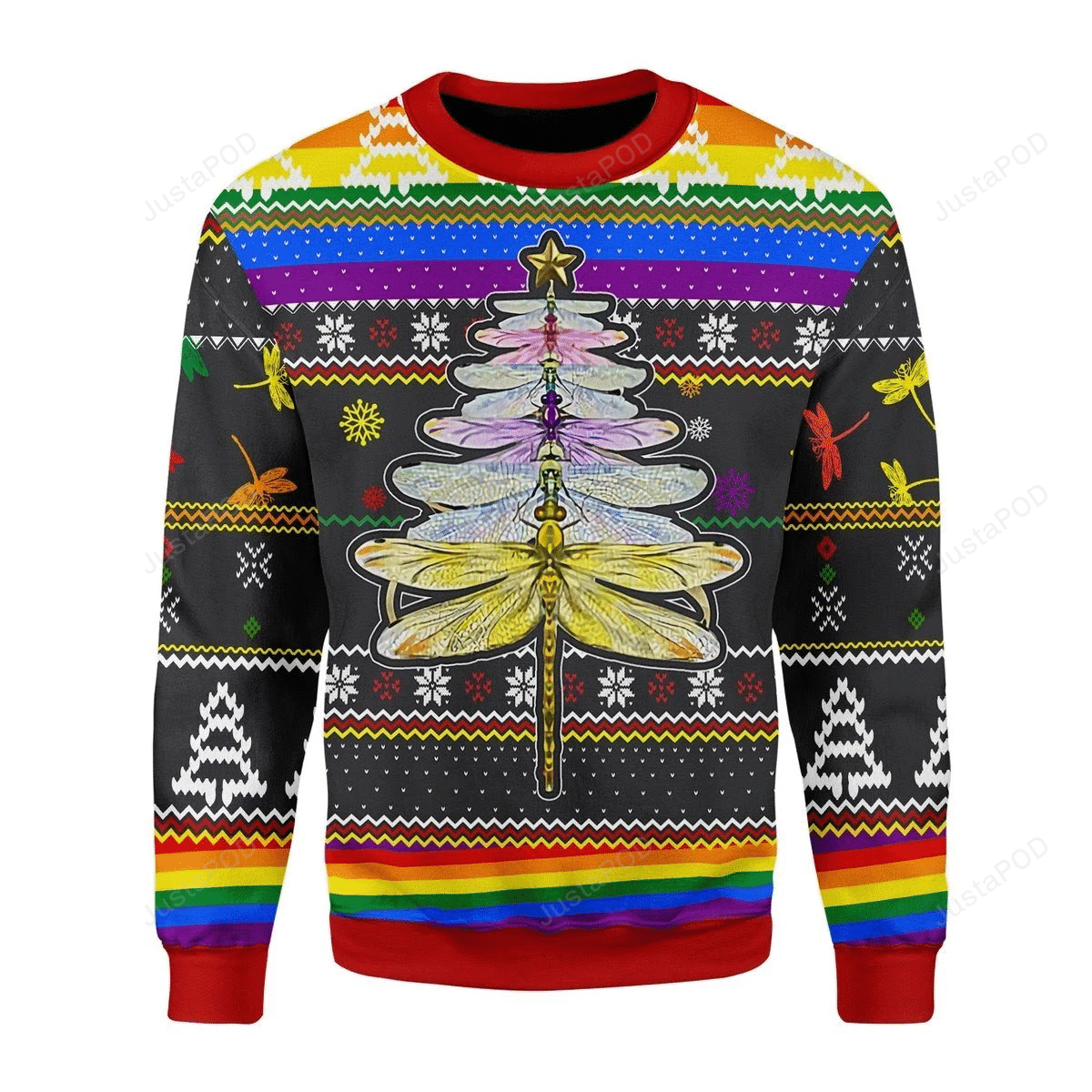 LGBT Dragonfly Ugly Christmas Sweater LGBT Dragonfly Ugly Christmas Sweater
