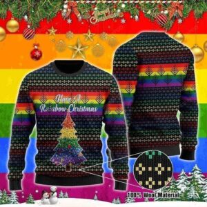 LGBT Have A Rainbow Ugly Christmas Sweater