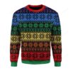 LGBT Pride Flag Ugly Christmas Sweater